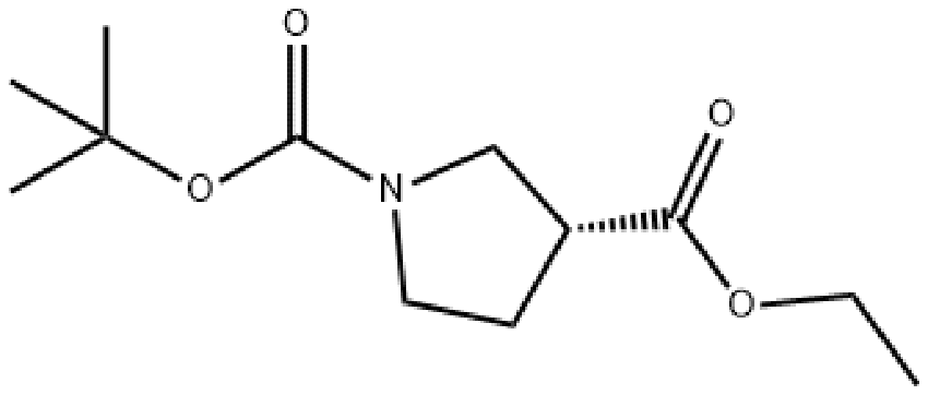 (R)-1-BOC-3-吡咯烷甲酸乙酯 1314419-65-2