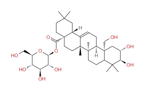 (2ALPHA,3BETA,19ALPHA)-2,3,19-三羟基齐墩果-12-烯-28-羧酸 BETA-D-吡喃葡萄糖基酯