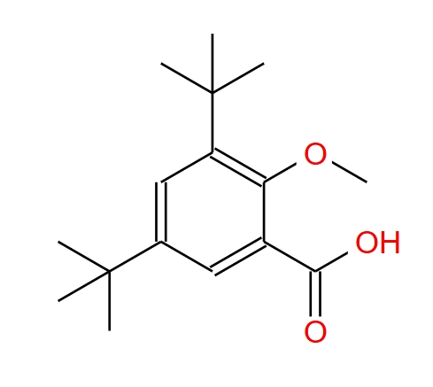 3,5-二叔丁基-2-甲氧基苯甲酸