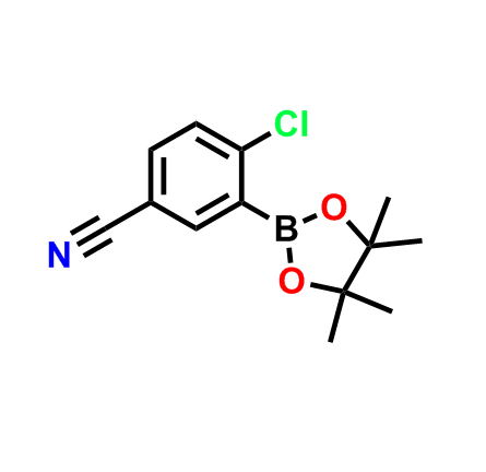 2-氯-5-氰基苯基硼酸频哪醇酯   863868-30-8