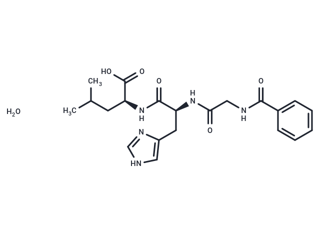 N-Hippuryl-His-Leu 水合物|T36224|TargetMol