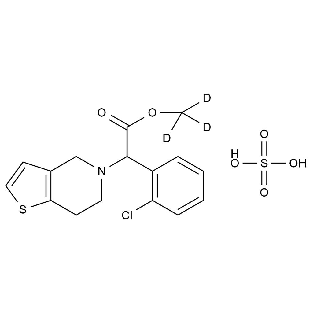 CATO_消旋-氯吡格雷-d3 硫酸盐__97%