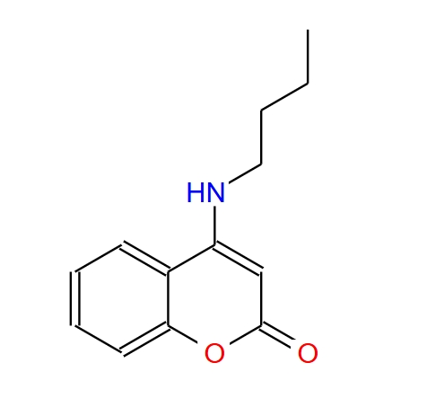 4-正丁氨基-苯并吡喃-2-酮