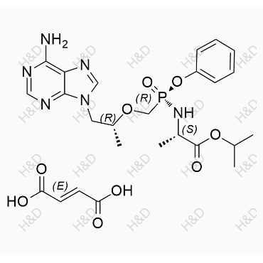 1422343-76-7	替诺福韦艾拉酚胺杂质37(富马酸盐)	Tenofovir Alafenamide Impurity 37(Fumarate)