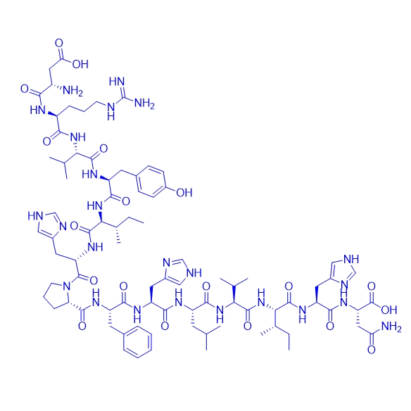 Angiotensinogen (1-14), human/104180-23-6/血管紧张素原片段多肽Angiotensinogen (1-14), human