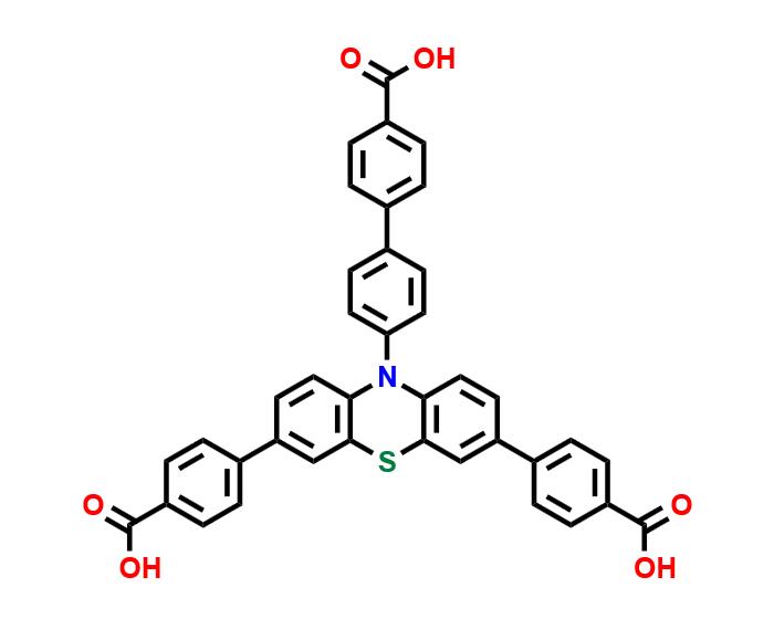 3,7-二(4-羧基苯基)-10-(4'-联苯-4-基)-10H-吩噻嗪