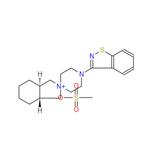 (3AR,7AR)-4'-(1,2-苯并异噻唑-3-基)八氢螺[2H-异吲哚-2,1'-哌嗪]甲磺酸盐