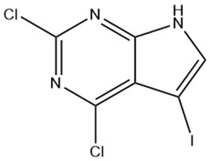 2,4-Dichloro-5-iodo-7H-pyrrolo[2,3-d]pyrimidine 2,4-二氯-5-碘-7H-吡咯并[2,3D]嘧啶 1012785-51-1  