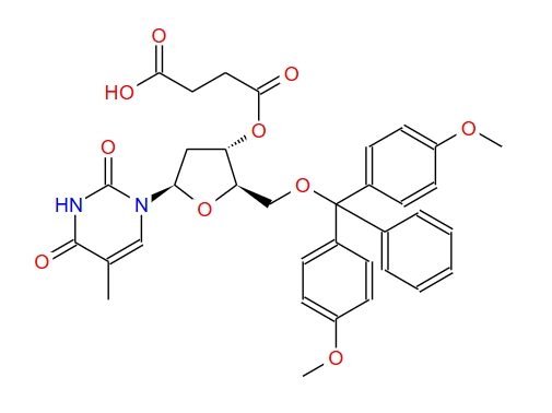 5-O-(4,4-二甲氧基三苯基甲基)-胸苷-3-o-丁二酸