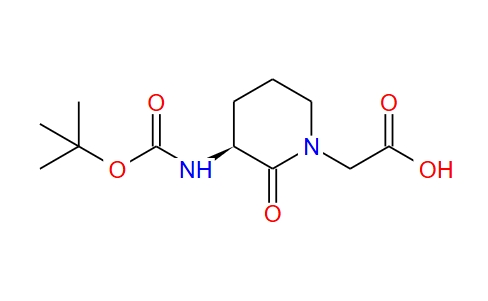 (S)-2-(3-(叔丁氧羰基氨基)-2-氧代哌啶-1-基)乙酸