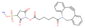 化合物 DBCO-Sulfo-NHS ester sodium|T15078|TargetMol