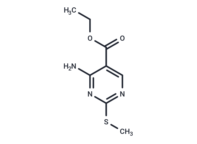 化合物 Ethyl 4-amino-2-(methylthio)pyrimidine-5-carboxylate|T8621