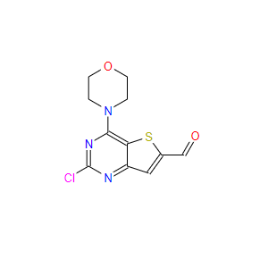 2-氯-4-(4-吗啉)-噻吩并[3,2-D]嘧啶-6-羧醛