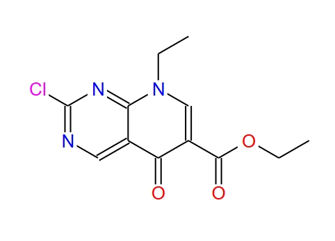 2-氯-8-乙基-5,8-二氢-5-氧代吡啶并[2,3-D]嘧啶-6-羧酸乙酯