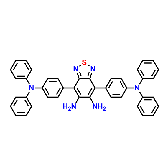 4,7-bis(4-(diphenylamino)phenyl)benzo[c][1,2,5]thiadiazole-5,6-diamine 1104196-54-4