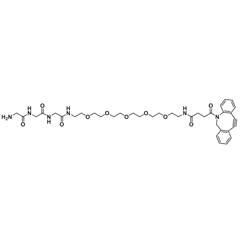 2762519-06-0，DBCO-PEG5-GGG-NH2一种多功能小分子PEG试剂