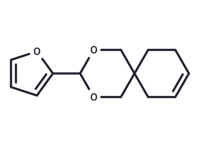 化合物 2,4-Dioxaspiro(5.5)undec-8-ene, 3-(2-furanyl)-|T8802|TargetMol