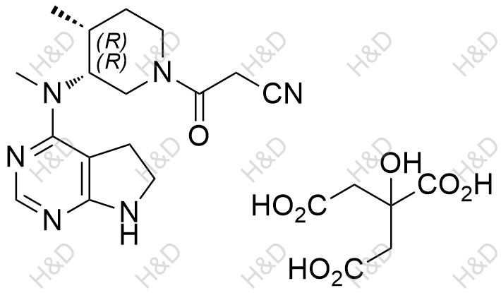 Tofacitinib Impurity N（Citrate)	托法替尼杂质N（枸橼酸）	1809002-40-1