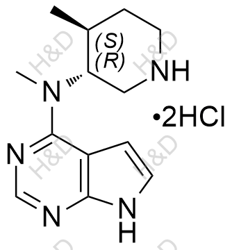 N-methyl-N-((3R,4S)-4-methylpiperidin-3-yl)-7H-pyrrolo[2,3-d]pyrimidin-4-amine hydrochloride	托法替尼杂质24