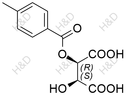 (2S,3R)-2-hydroxy-3-((4-methylbenzoyl)oxy)succinic acid	托法替尼杂质64