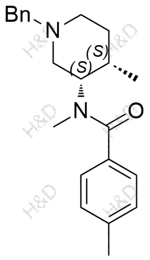 N-((3S,4S)-1-benzyl-4-methylpiperidin-3-yl)-N,4-dimethylbenzamide	托法替尼杂质66