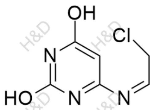 (Z)-6-((2-chloroethylidene)amino)pyrimidine-2,4-diol	托法替尼杂质70