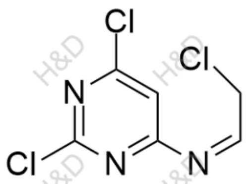 (Z)-2,6-dichloro-N-(2-chloroethylidene)pyrimidin-4-amine	托法替尼杂质71