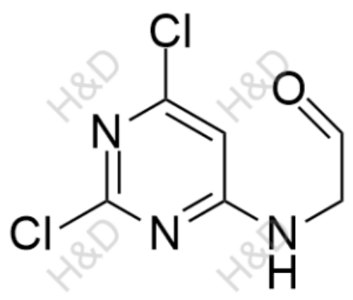 2-((2,6-dichloropyrimidin-4-yl)amino)acetaldehyde	托法替尼杂质73