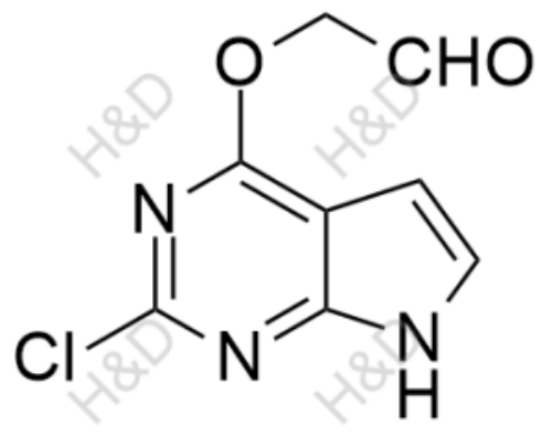 2-((2-chloro-7H-pyrrolo[2,3-d]pyrimidin-4-yl)oxy)acetaldehyde	托法替尼杂质76