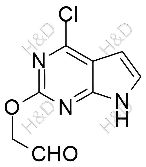 2-((4-chloro-7H-pyrrolo[2,3-d]pyrimidin-2-yl)oxy)acetaldehyde	托法替尼杂质78