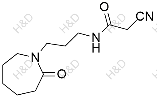 2-cyano-N-(3-(2-oxoazepan-1-yl)propyl)acetamide	托法替尼杂质93