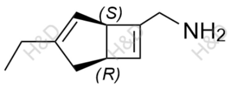 ((1R,5S)-3-ethylbicyclo[3.2.0]hepta-3,6-dien-6-yl)methanamine	米诺巴林杂质AEHN	