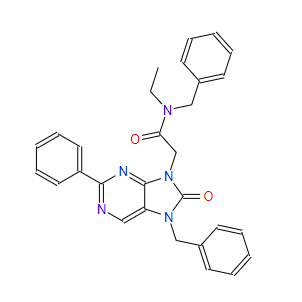 N-BENZYL-2-(7-BENZYL-8-OXO-2-PHENYL-7H-PURIN-9(8H)-YL)-N-ETHYLACETAMIDE