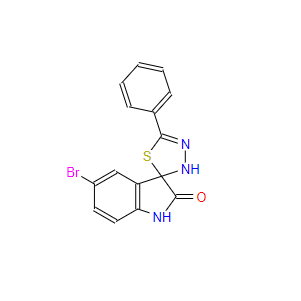 5-溴-5’-苯基-3’H-螺环[吲哚啉-3,2’-[1,3,4]噻二唑]-2-酮