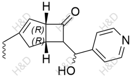 (1R,5R)-3-ethyl-7-(hydroxy(pyridin-4-yl)methyl)bicyclo[3.2.0]hept-3-en-6-one	米诺巴林杂质66	