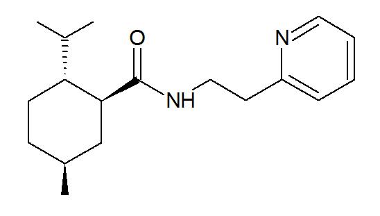 (1R,2S,5R)-5-methyl-2-propan-2-yl-N-(2-pyridin-2-ylethyl)cyclohexane-1-carboxamide EVERCOOL190