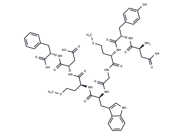 化合物 Cholecystokinin (26-33) (free acid)|TP2500|TargetMol