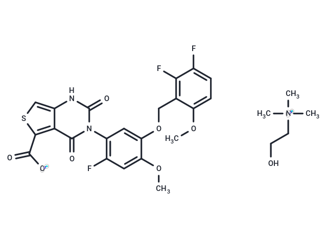 化合物 Linzagolix choline|T25742|TargetMol