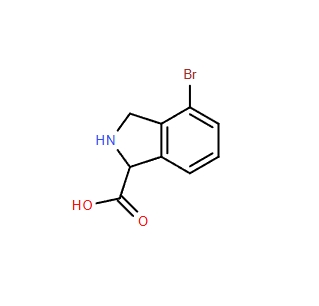 4-溴-2,3-二氢-1H-异吲哚-1-甲酸