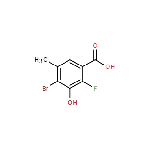 苯甲酸，4-溴-2-氟-3-羟基-5-甲基-