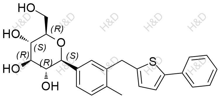 Canagliflozin Defluoro Impurity	卡格列净脱氟杂质	842133-16-8