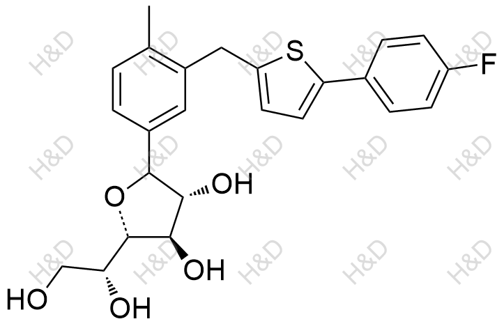 Canagliflozin Furanose Impurity	卡格列净呋喃糖杂质	2161394-94-9