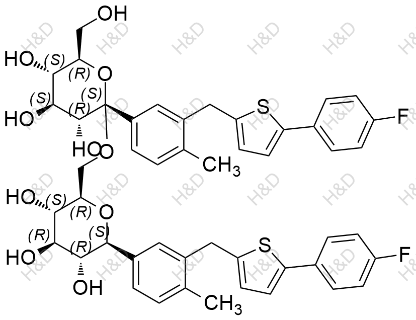 Canagliflozin Dimer Impurity 1	卡格列净二聚体杂质1	