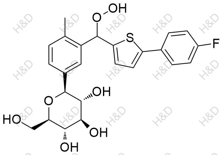 Canagliflozin Hydroperoxide Impurity	卡格列净过氧化物杂质	2247196-28-5