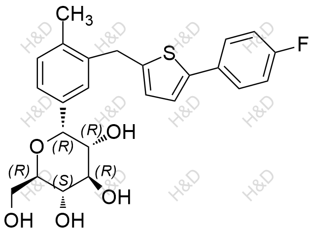 Canagliflozin α-Isomer	卡格列净α异构体	1589590-87-3