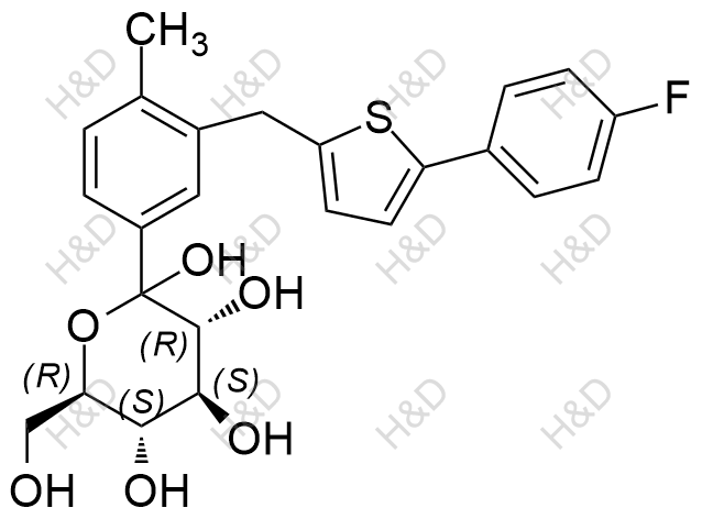 Canagliflozin Impurity 20	卡格列净杂质20	1672658-93-3