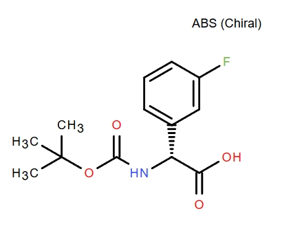 N-BOC-R-3-氟苯甘氨酸 