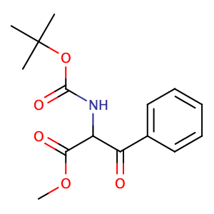 Methyl 2-((tert-butoxycarbonyl)amino)-3-oxo-3-phenylpropanoate