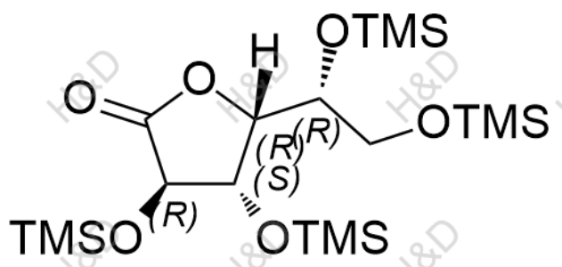 (3R,4S,5R)-5-((R)-2,2,7,7-tetramethyl-3,6-dioxa-2,7-disilaoctan-4-yl)-3,4-bis((trimethylsilyl)oxy)dihydrofuran-2(3H)-one	卡格列净杂质55	2348-31-4