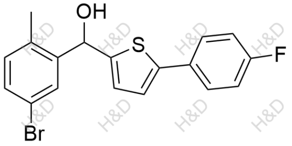 (5-bromo-2-methylphenyl)(5-(4-fluorophenyl)thiophen-2-yl)methanol?	卡格列净杂质82	